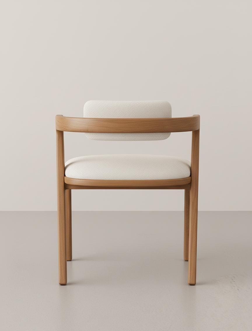 TANGER - Chaises en noyer ou hêtre