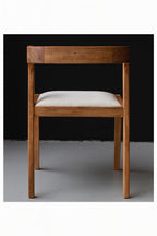 CASABLANCA - Chaise en noyer et bouclette