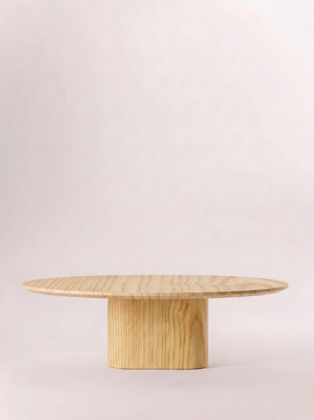 Table en bois non massif - Pied Oblong