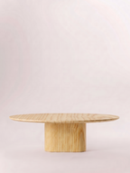 Table en bois non massif - Pied Oblong