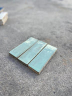 Zellige 15x5 cm - Bleu Océan - Premium