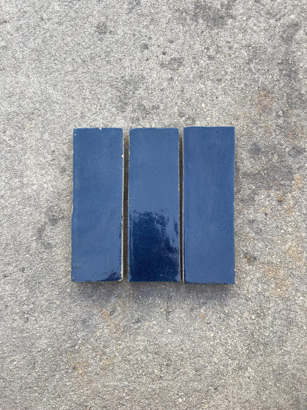 Zellige 15x5 cm - Bleu Ibiza - Premium
