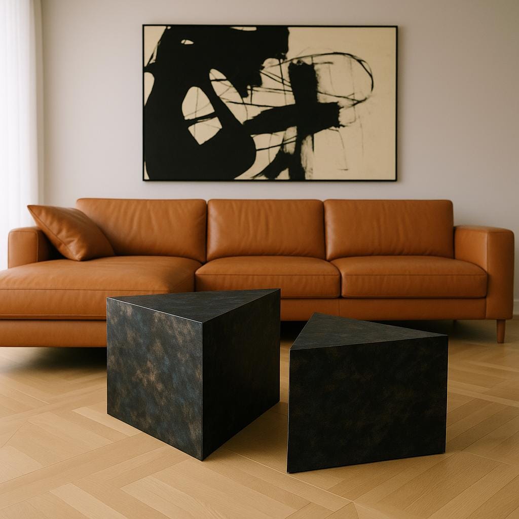 ROMANE - Table basse en marbre massif