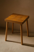 Table basse en bois et plateau zellige à personnaliser