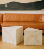 ROMANE - Table basse en marbre massif