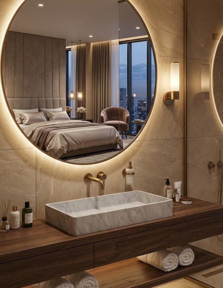 Vasque en marbre - rectangle - Blanc Calacatta