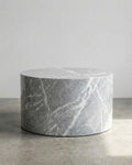 Table basse cylindre marbre