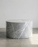 Table basse cylindre marbre