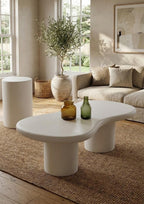 Polished Concrete Coffee Table – Moroccan Craftsmanship