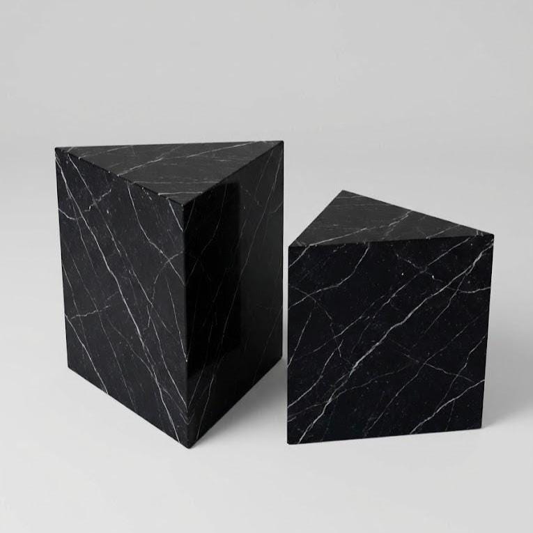 ROMANE - Table basse en marbre massif