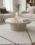 OUED Table basse de salon en bois