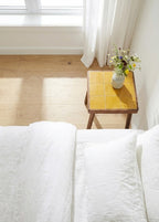 Table basse en bois et plateau zellige à personnaliser